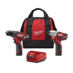 2494-22 Combination Kit, Battery Included, 12 V, 2-Tool, Lithium-Ion Battery