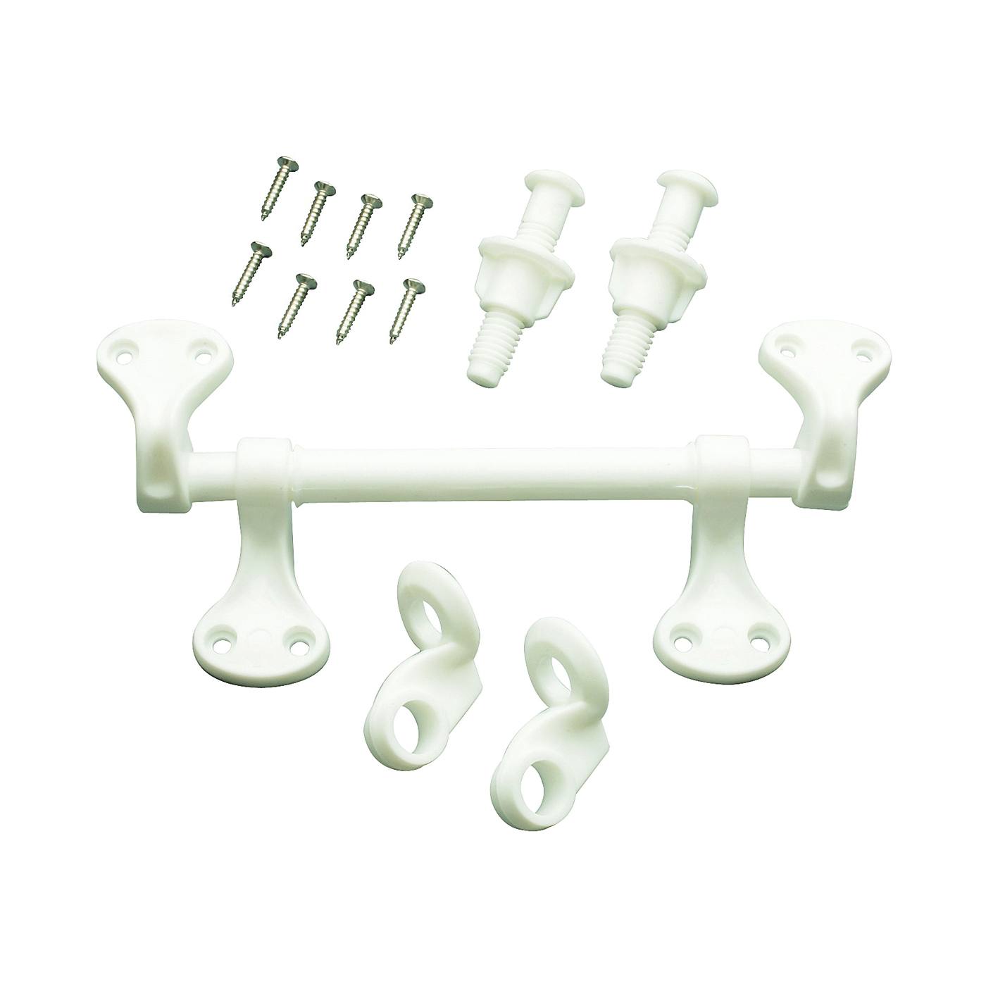 PP835-36 Seat Hinge, Plastic, White