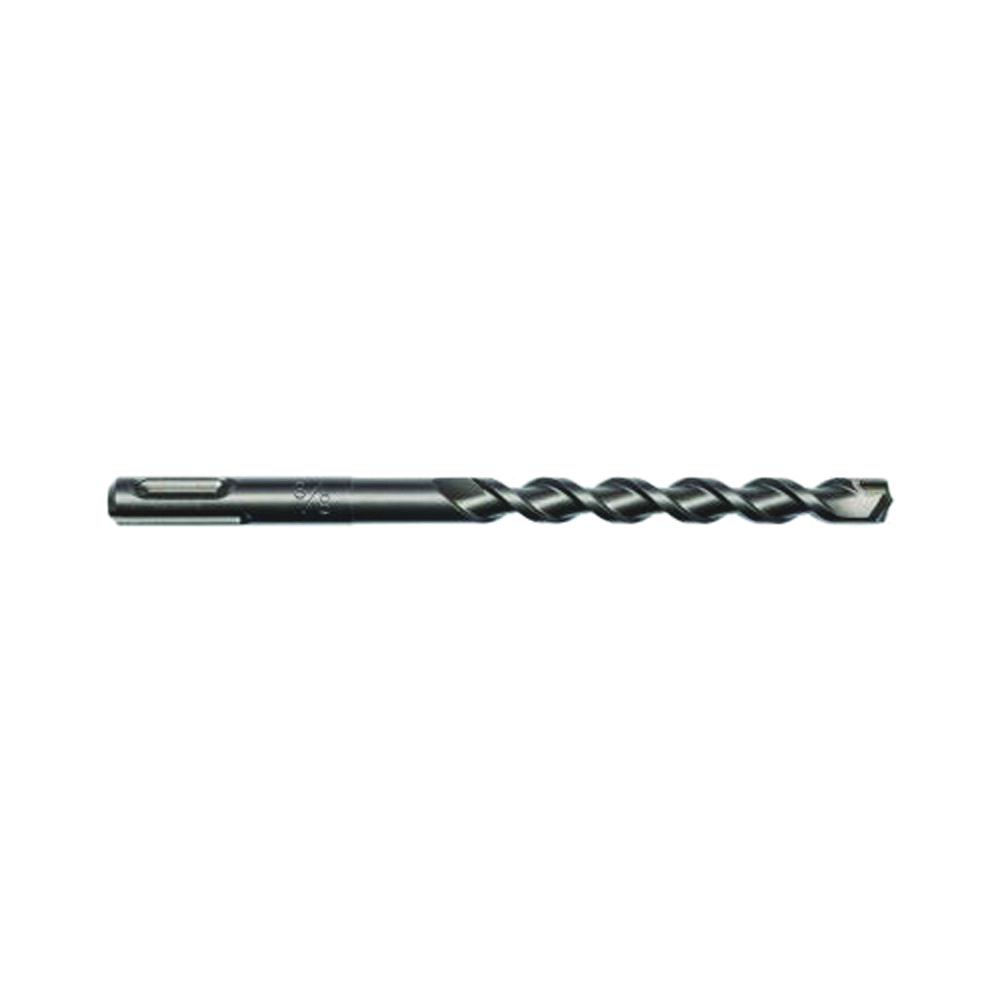 322024 Hammer Drill Bit, 3/8 in Dia, 6 in OAL, Twist Flute, 1-Flute, 2 in Dia Shank, SDS-Plus Shank