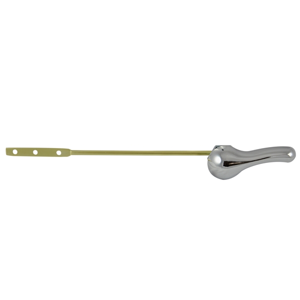 80806 Toilet Handle, Brass, For: Most Toilets with a Front Arm-Mount