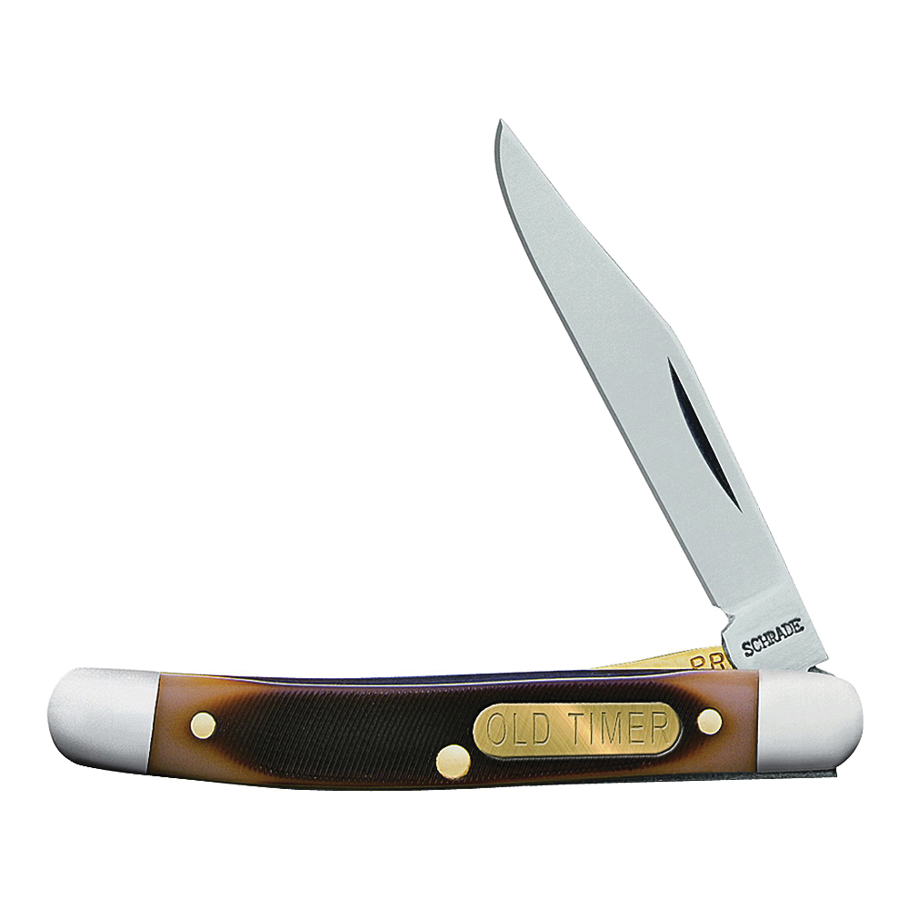 18OT Folding Pocket Knife, 2 in L Blade, Stainless Steel Blade, 1-Blade, Foldable Handle