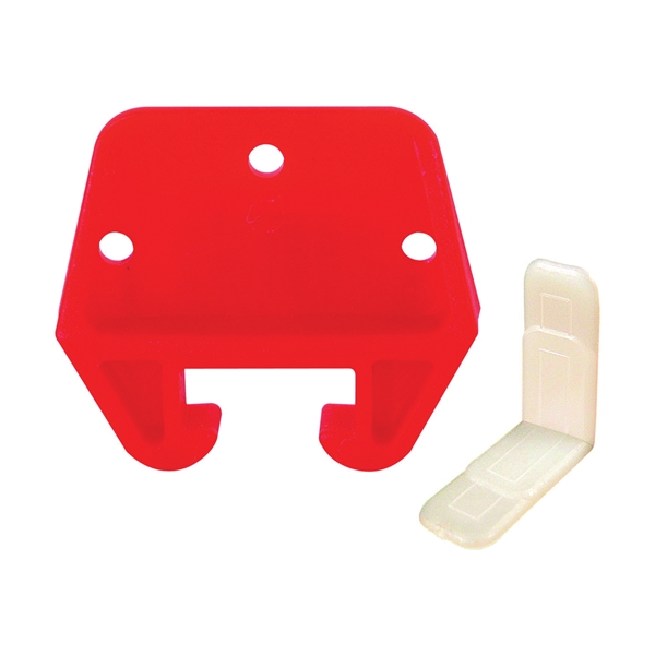 R 7082 Drawer Track Guide Kit, Plastic, Red