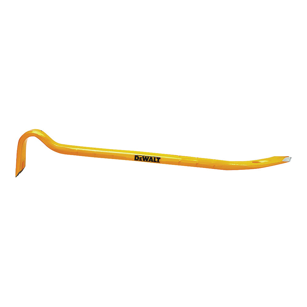 DWHT55129 Wrecking Bar, 24 in L, Beveled Tip, Steel, 1 in W