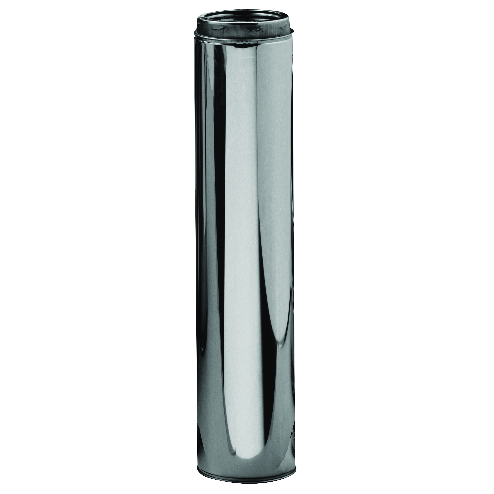 206036 Chimney Pipe, 8 in OD, 36 in L, 6 in ID, Stainless Steel