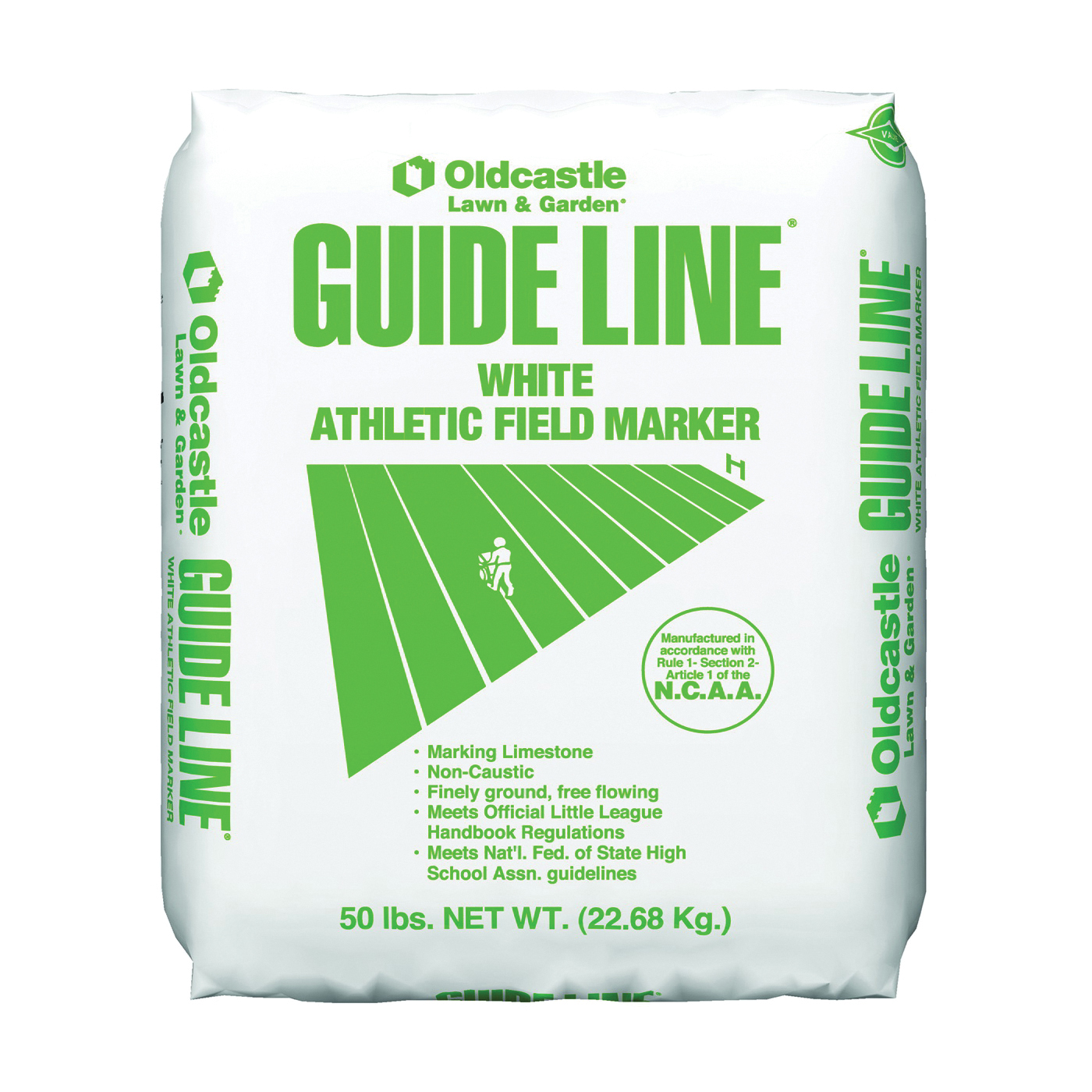 54051100 Athletic Field Marker, White