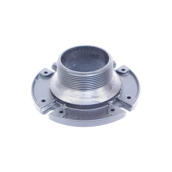 P-110C Closet Flange, 3-1/2 in Connection, Male Thread, ABS, Black
