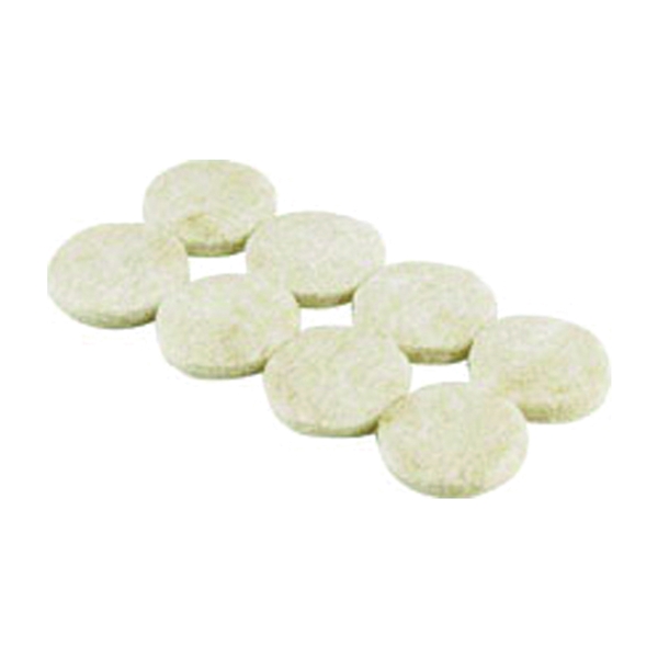 9928 Furniture Pad, Felt, Beige, 3 in Dia, Round
