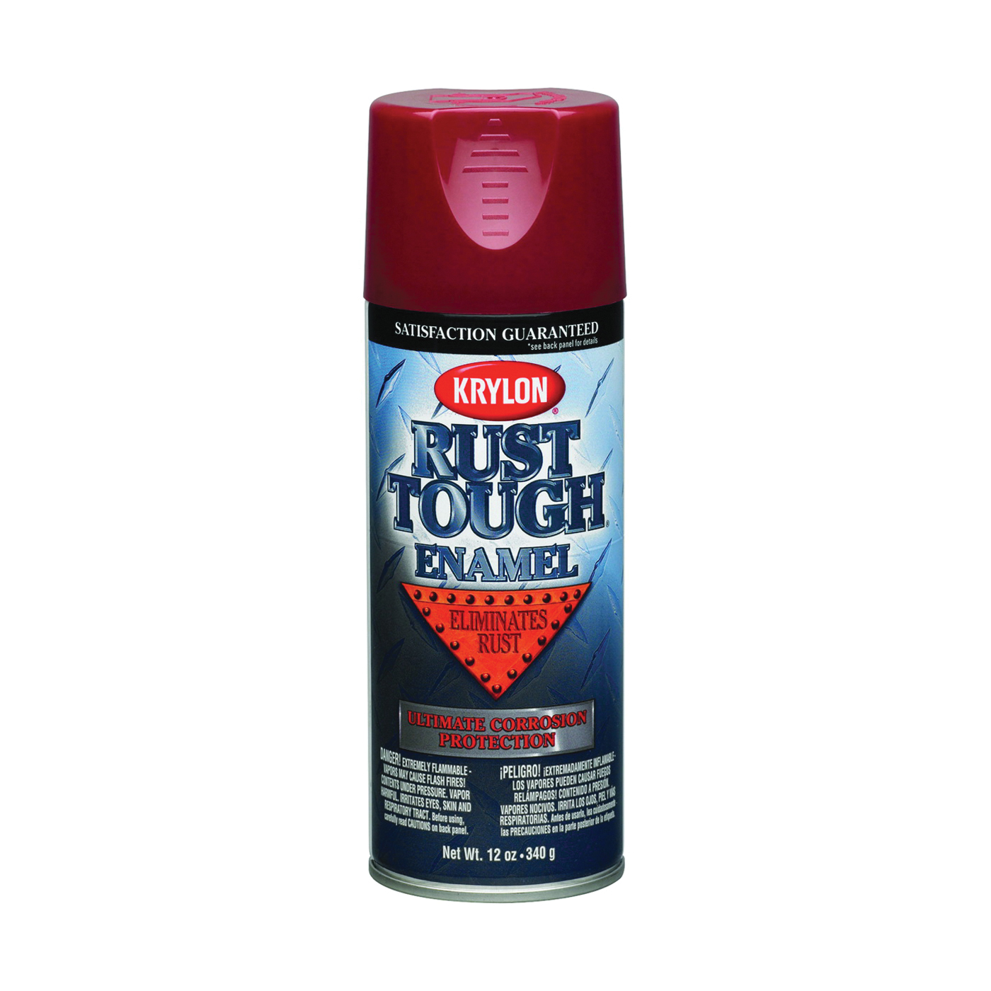 Rust Tough K09210007 Rust Preventative Spray Paint, Gloss, Radiant Red, 12 oz, Can