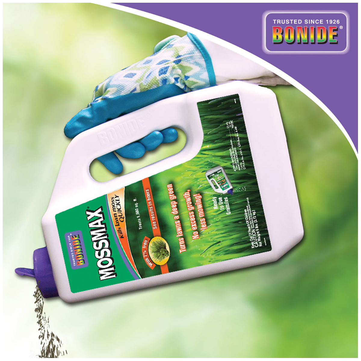 Lawn Moss Killer, 6 lb Jug, Bonide, MossMax - 2