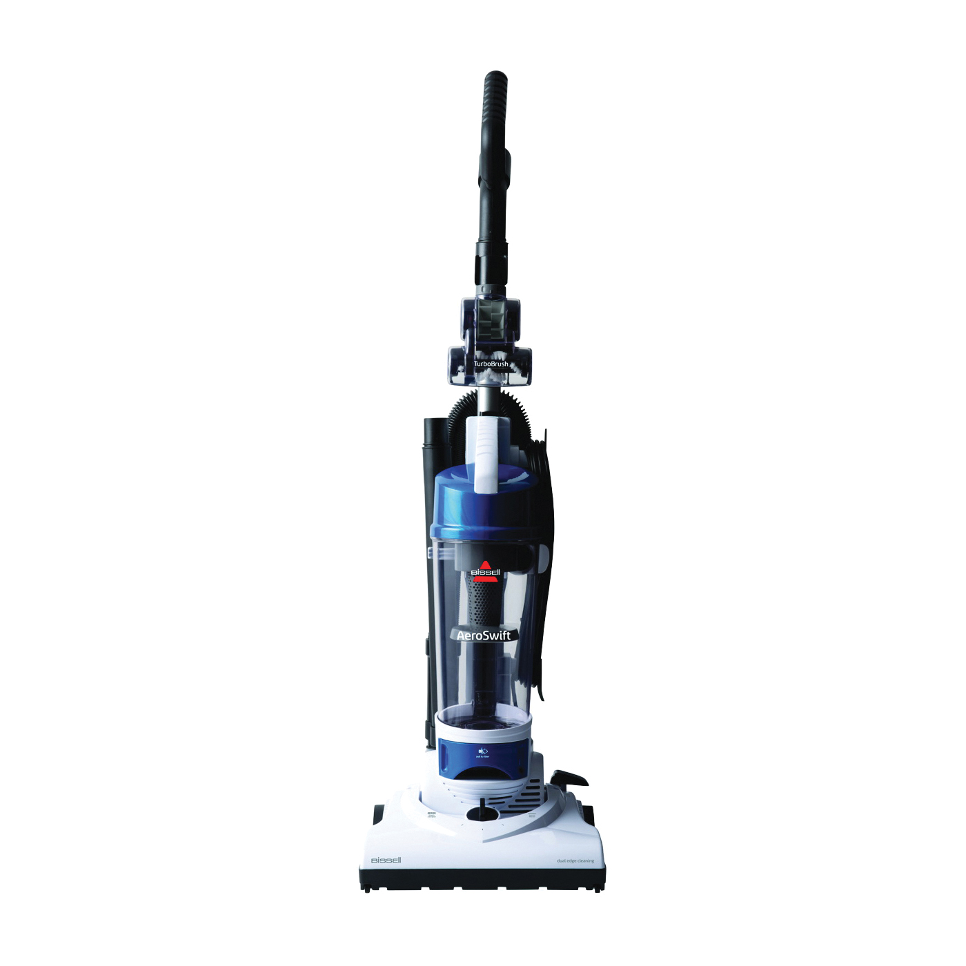 AeroSwift 1009 Vacuum Cleaner, 1-Stage Filter, 30 ft L Cord, White