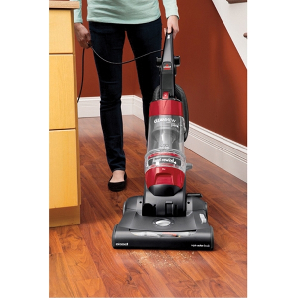 BISSELL CleanView 1319 Vacuum Cleaner, Multi-Level Filter, 27 ft L Cord, Red Housing - 4
