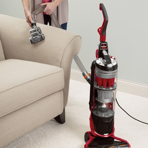 BISSELL PowerGlide 1646 Vacuum Cleaner, Multi-Level Filter, 27 ft L Cord, Red Housing - 4