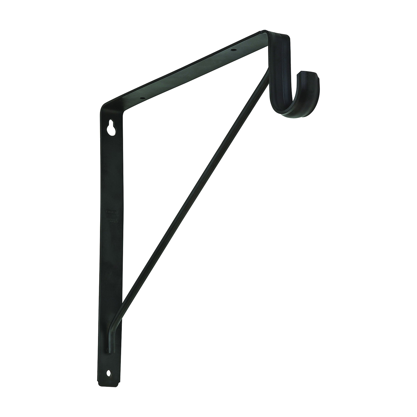 S822-092 Shelf and Rod Bracket, 125 lb, Steel, Oil-Rubbed Bronze