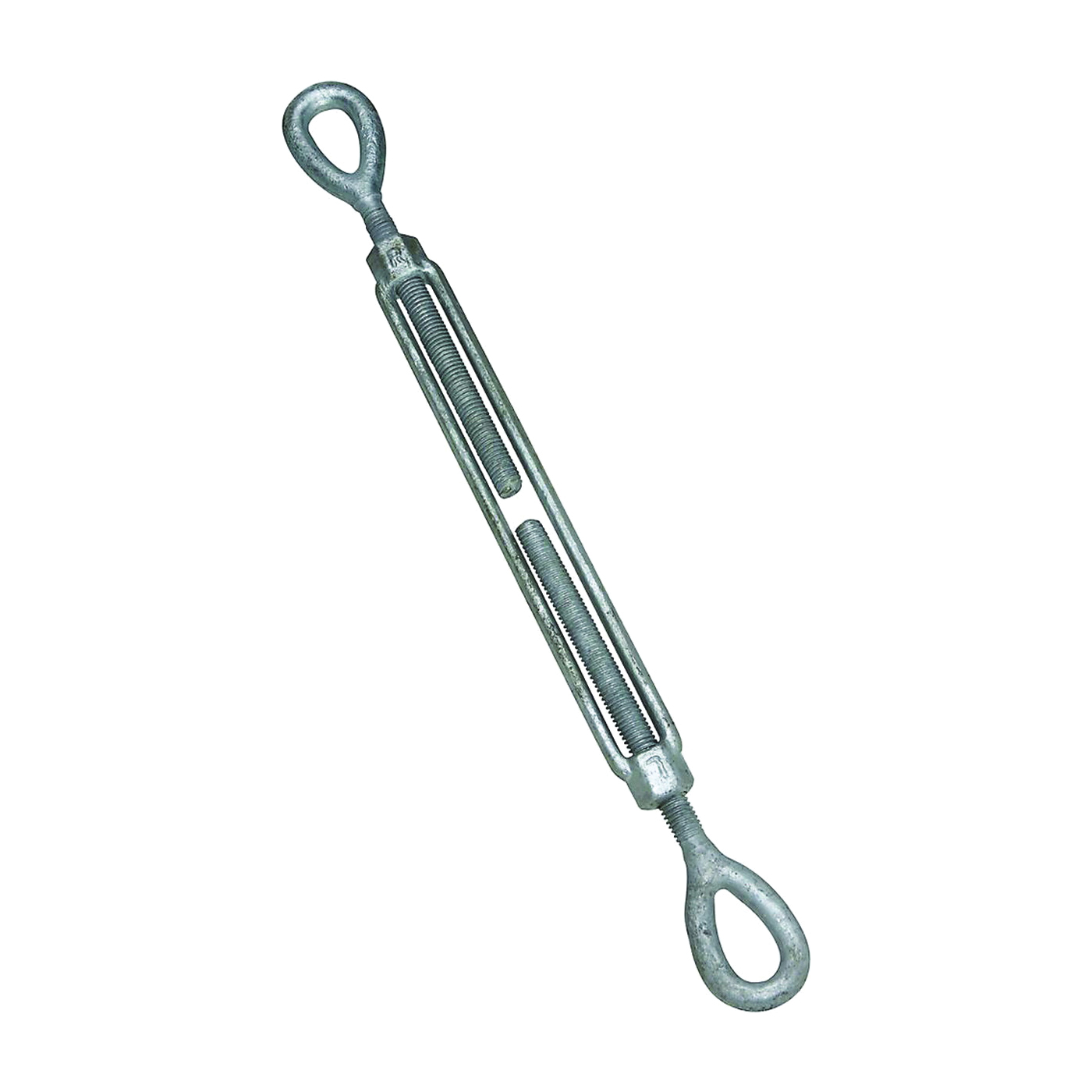 3270BC Series N177-410 Turnbuckle, 1800 lb Working Load, 1/2 in Thread, Eye, Eye, 9 in L Take-Up