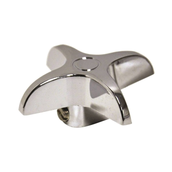 80025 Cross Arm Vise Grip Diverter Handle, Zinc, Chrome-Plated
