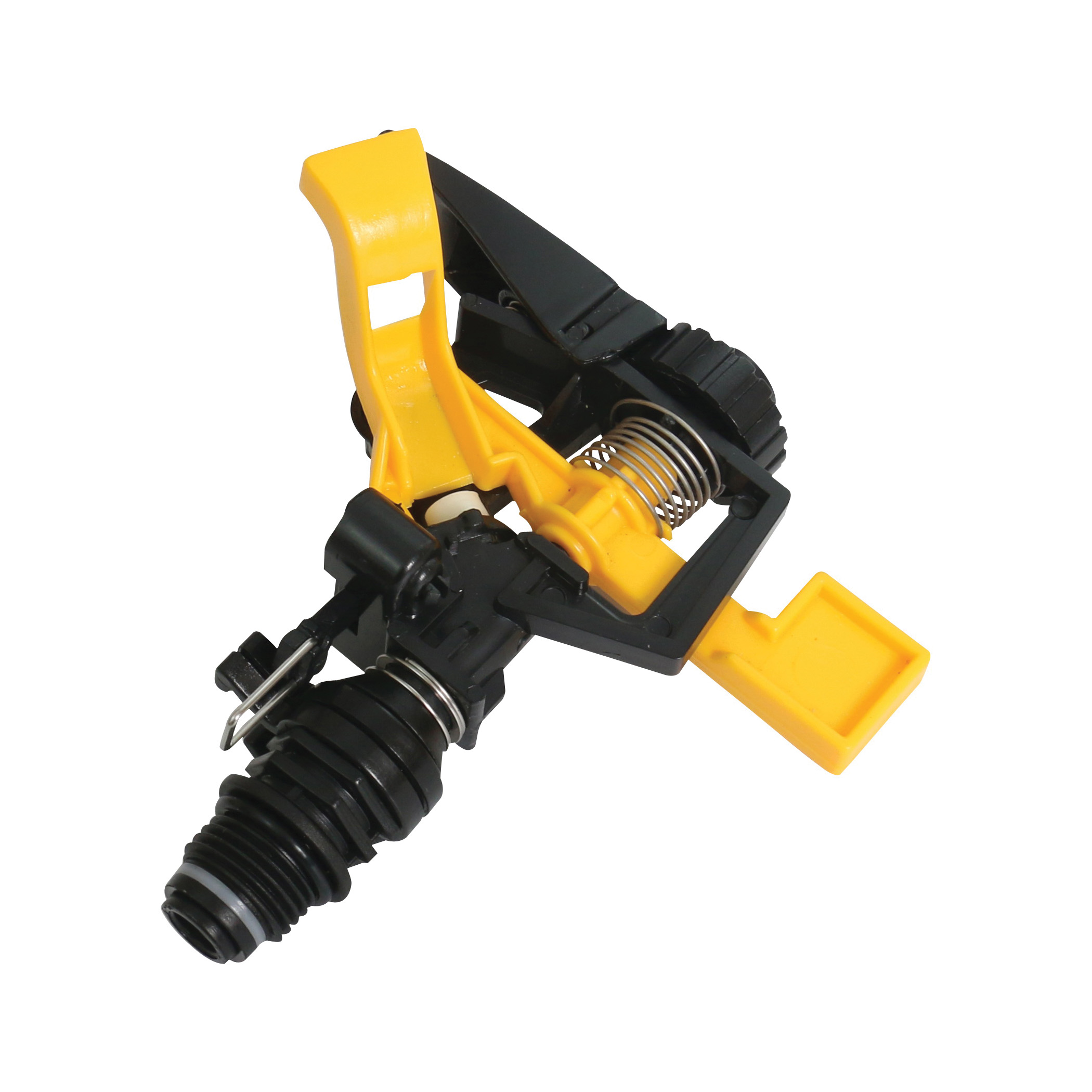 DY601 Lawn Sprinkler, Male, Round, Plastic