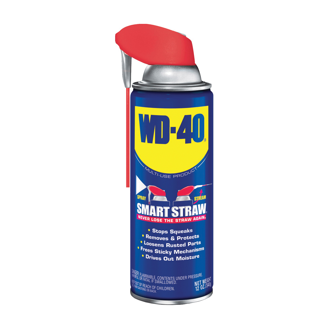 SMART STRAW 490057 Multi-Purpose Lubricant, 12 oz Aerosol Can, Liquid