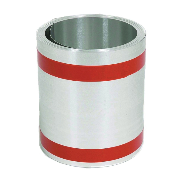 70406 Roll Valley Flashing, 10 ft L, 6 in W, Galvanized Steel, Silver