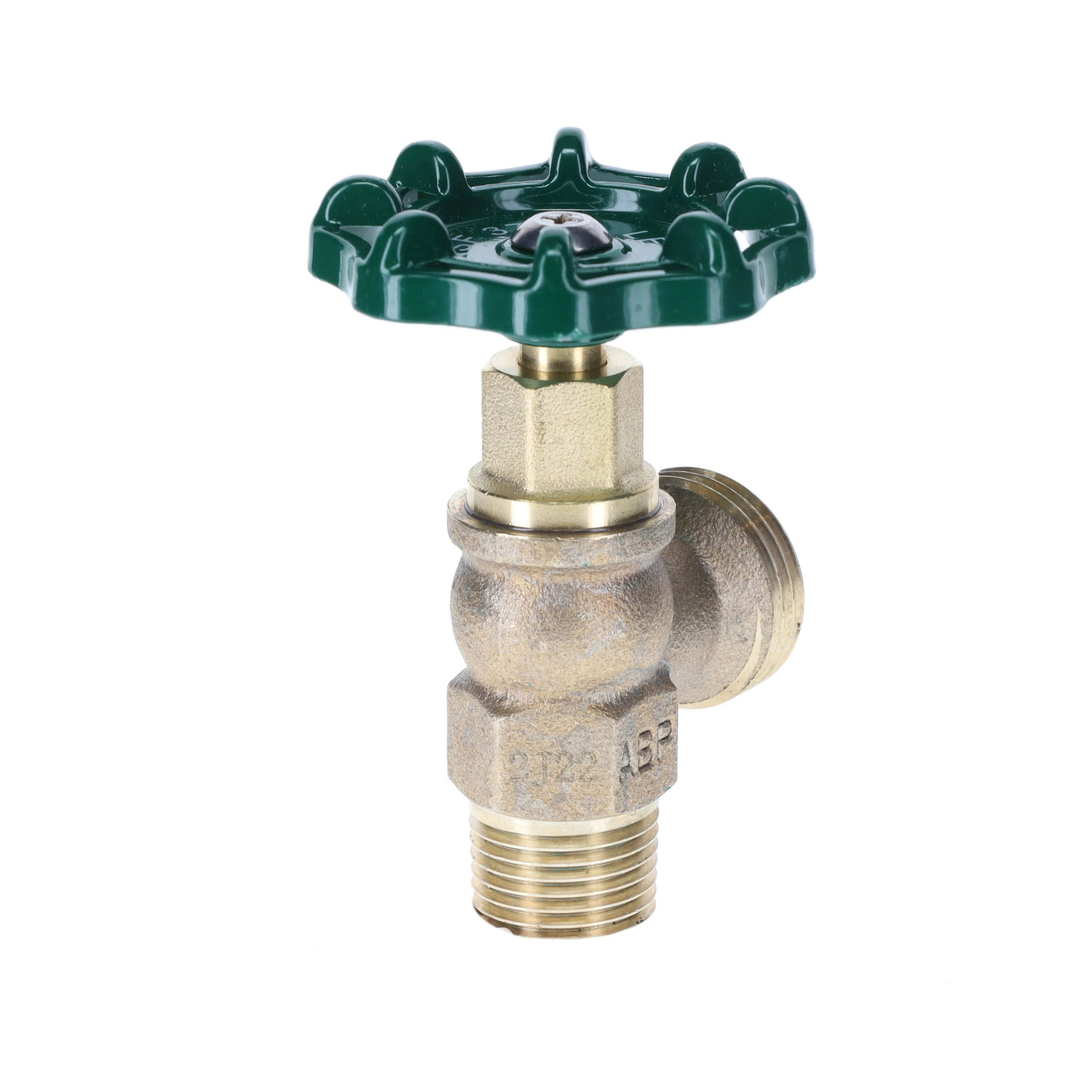 Arrowhead Brass 221LF Boiler Drain, 1/2 x 3/4 in Connection, MIP x MHT, 125 psi Pressure, 8 to 9 gpm, Manual Actuator - 2