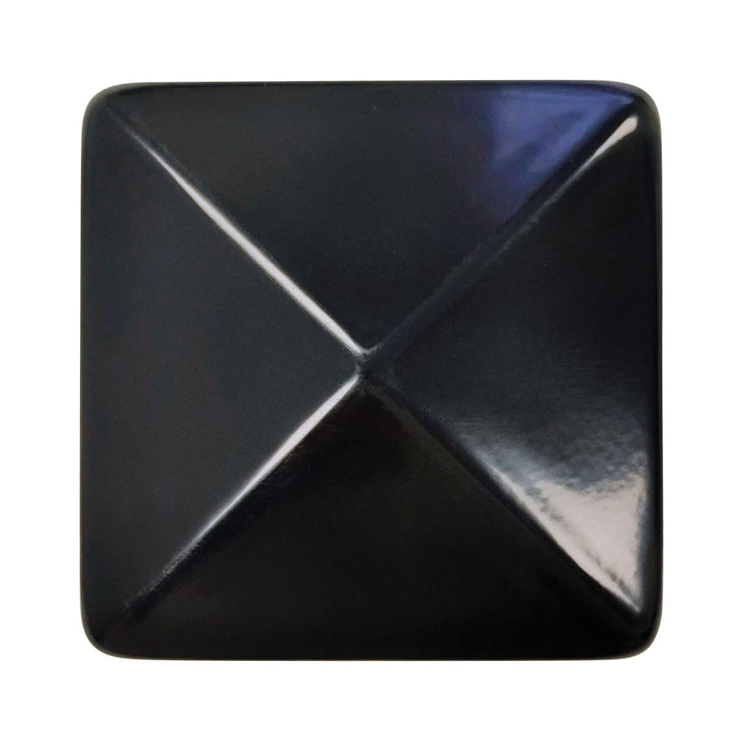 Post Cap, Pylex, 4 in L, 4 in W, Steel, Black, Powder-Coated - 1