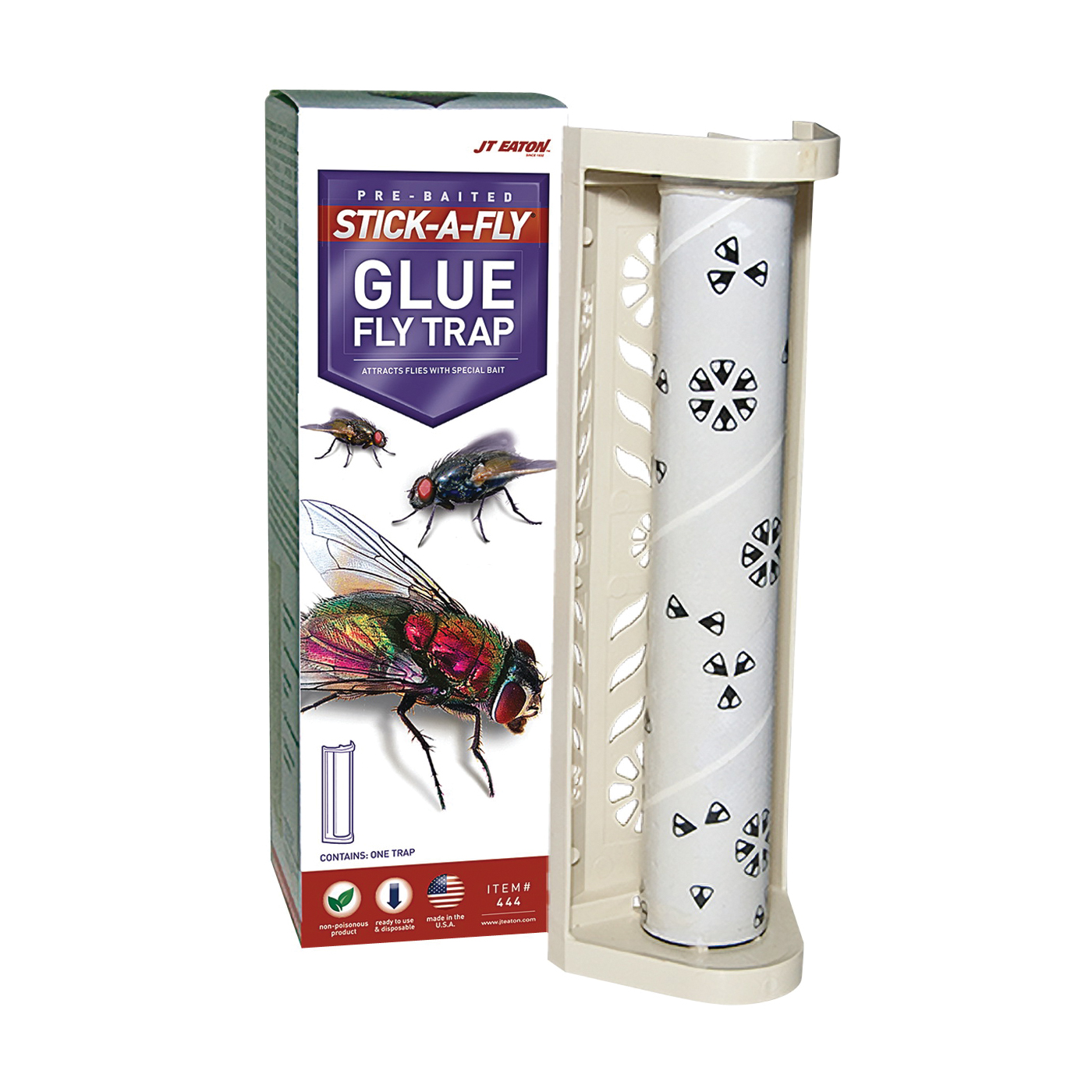 Stick-A-Fly 444 Fly Trap, Solid, Petrol, 1 Pack