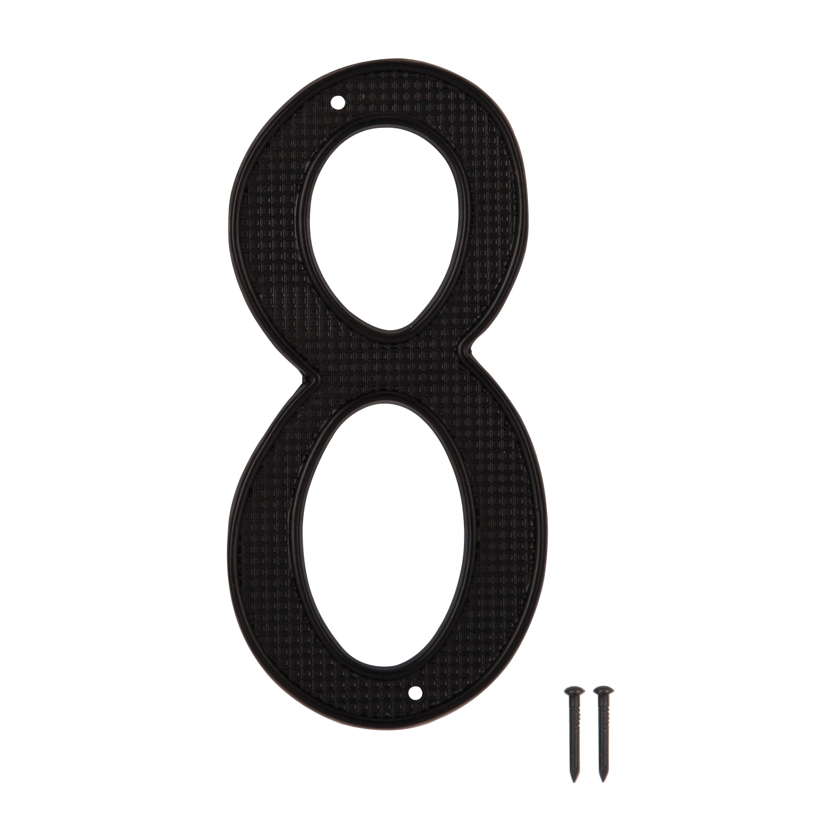 N-018-PS House Number, Character: 8, 4 in H Character, 2.28 in W Character