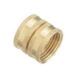PP850-69 Hose Adapter, 3/4 x 3/4 in, FHT x FHT, Brass, For: Garden Hose