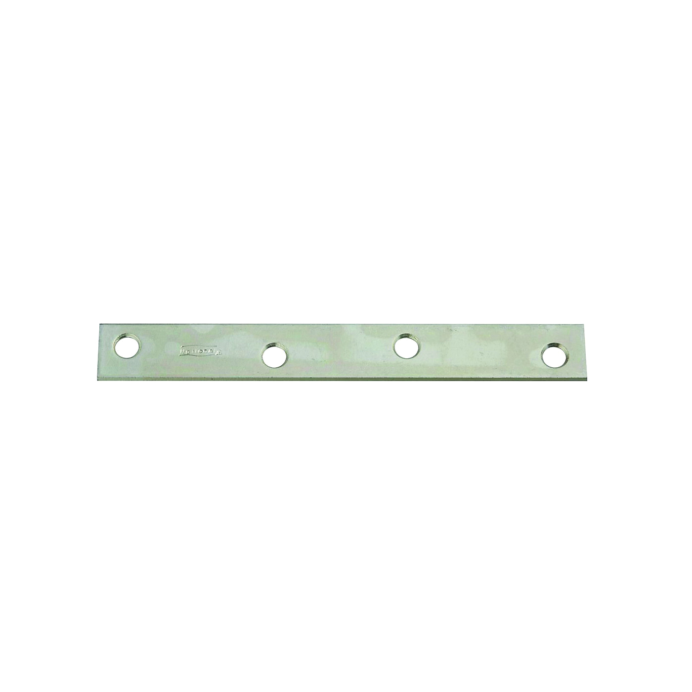 N220-285 Mending Brace, 6 in L, 3/4 in W, Steel, Zinc, Screw