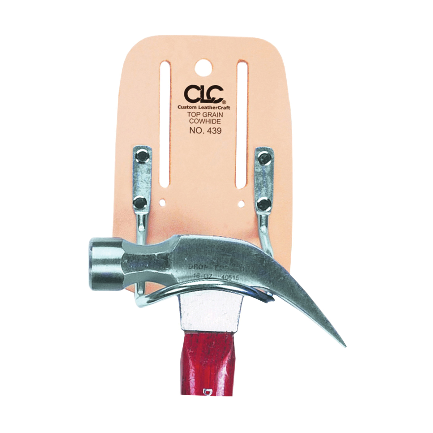 Tool Works Series 439 Hammer Holder, Leather, Tan, 2-1/2 in W, 7.1 in H