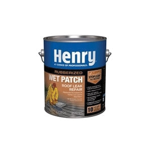 Wet Patch 208 HE208R061 Roof Cement, Black, Liquid, 3.5 gal Can