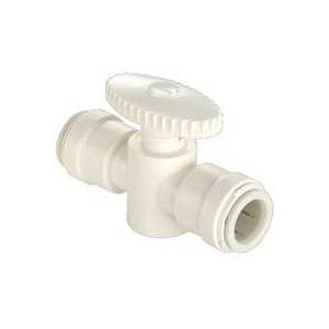 3539-08/P-450 Stop Valve, 3/8 in Connection, Push-Fit, 250 psi Pressure, Plastic Body