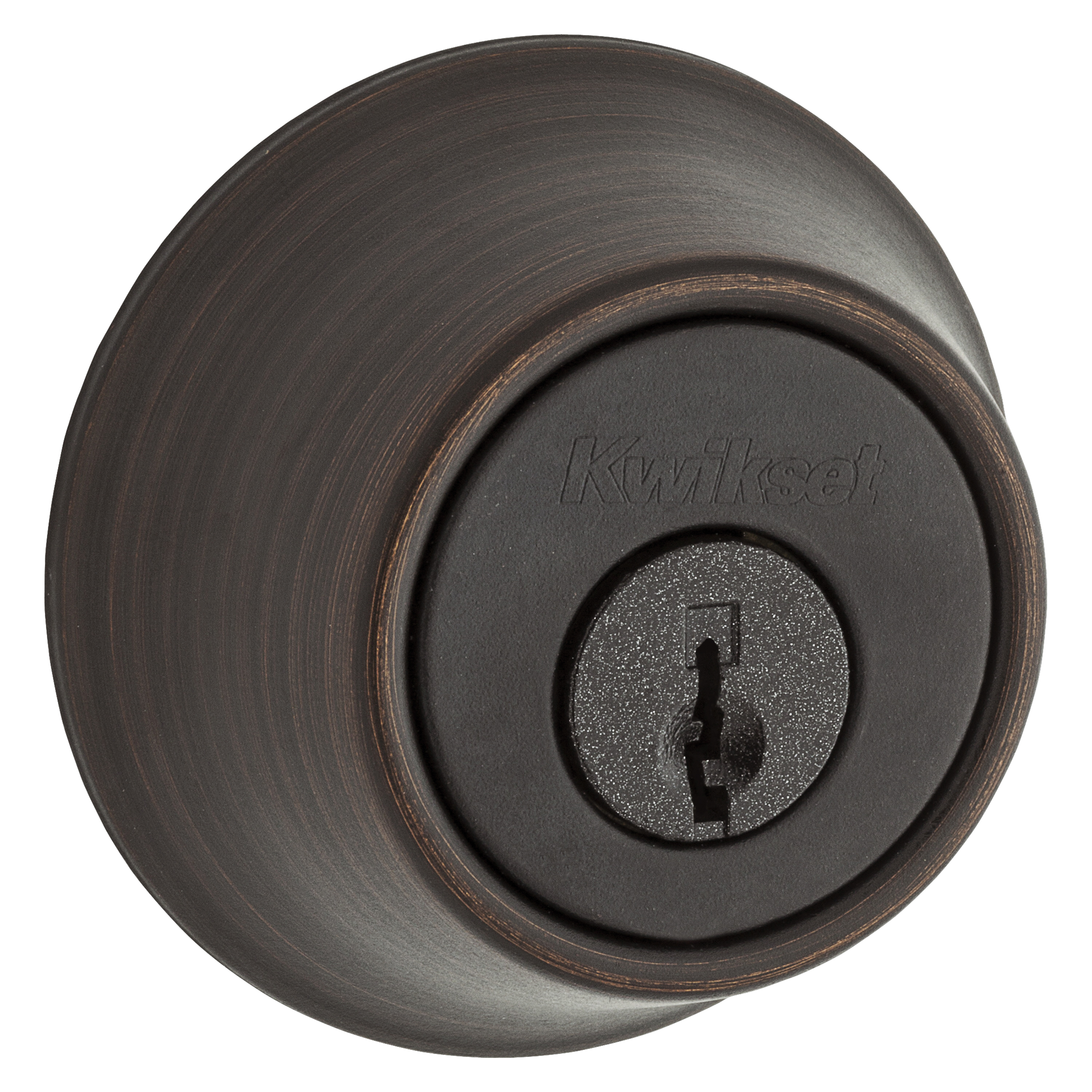 660 11P CP K6 Deadbolt, Alike Key, Steel, Venetian Bronze, 2-3/8, 2-3/4 in Backset, K Keyway