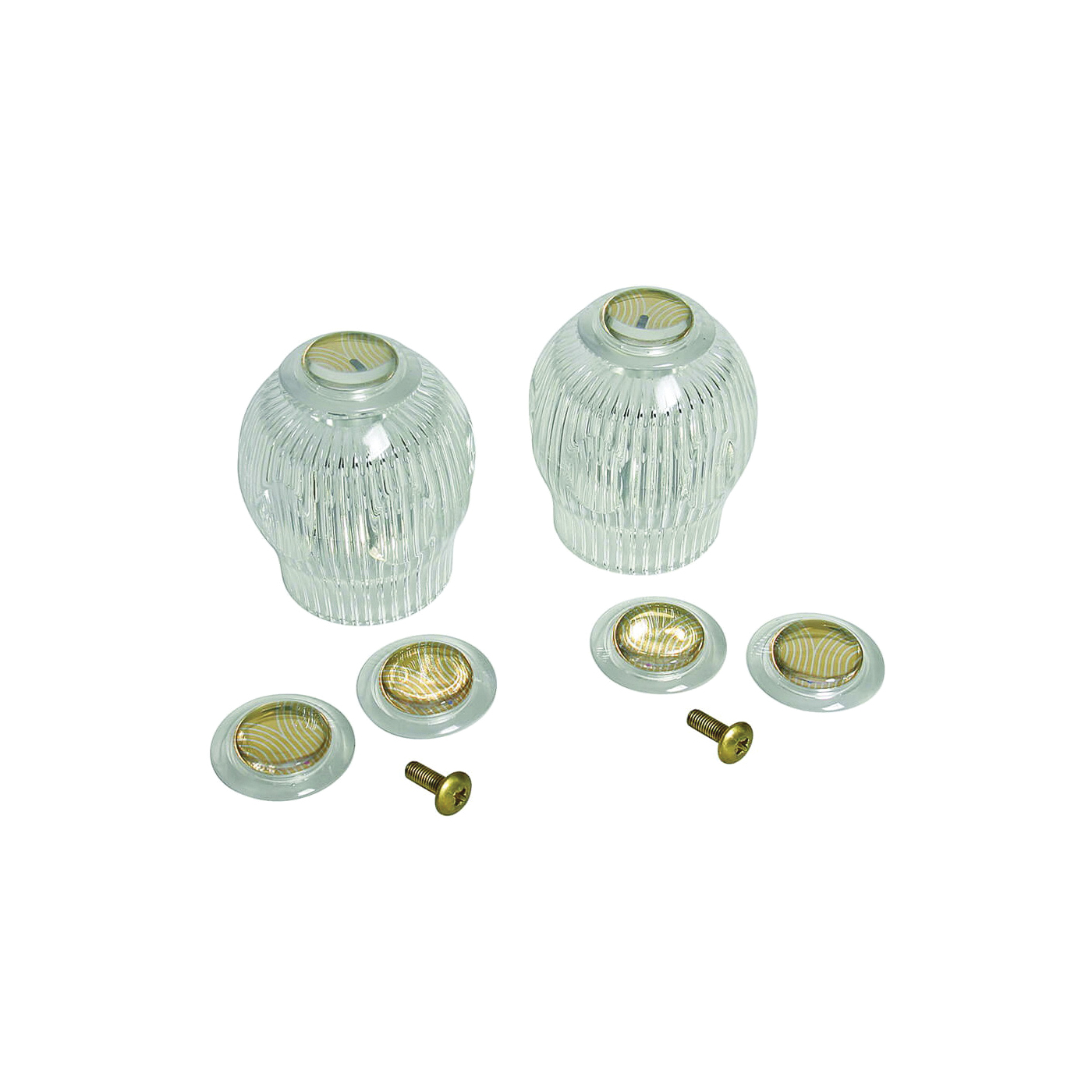 88671 Faucet Knob Handle, Acrylic, For: Sterling Two Handle Tub/Shower Faucets