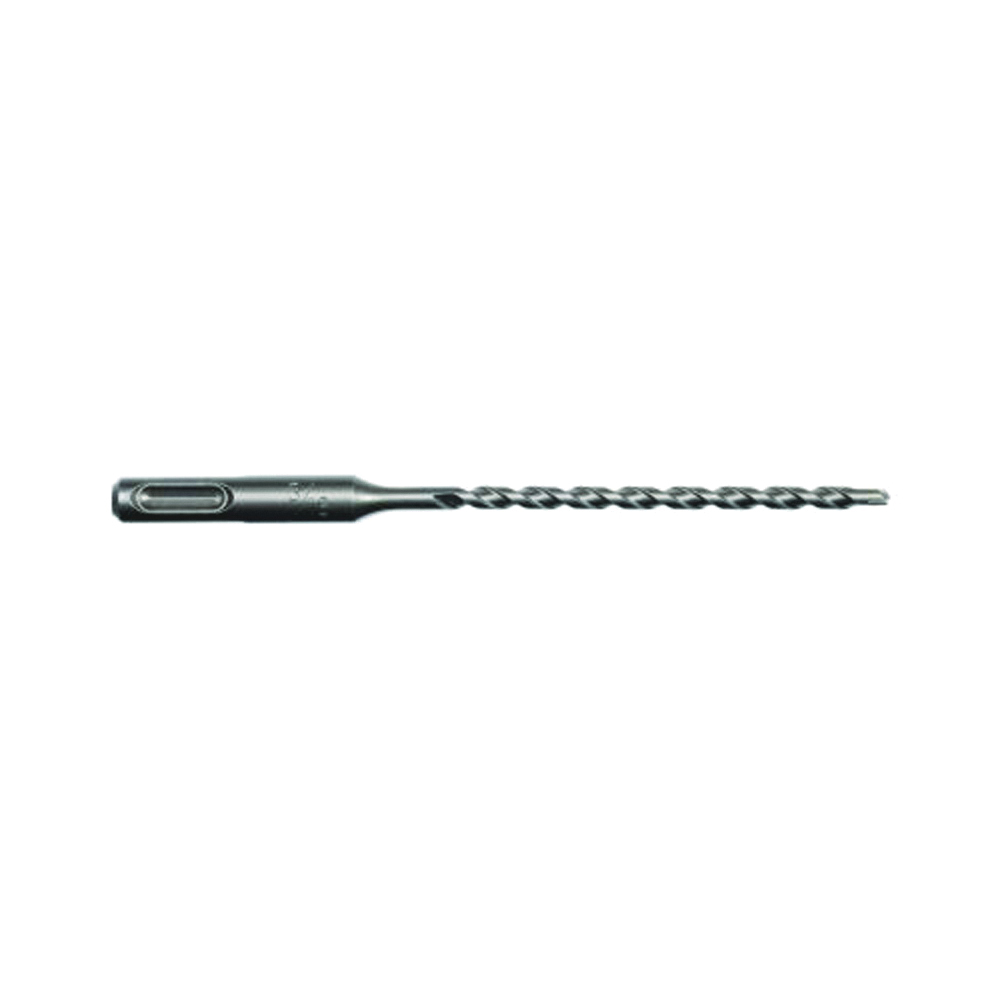 322004 Hammer Drill Bit, 3/16 in Dia, 6 in OAL, Twist Flute, 1-Flute, 2 in Dia Shank, SDS-Plus Shank