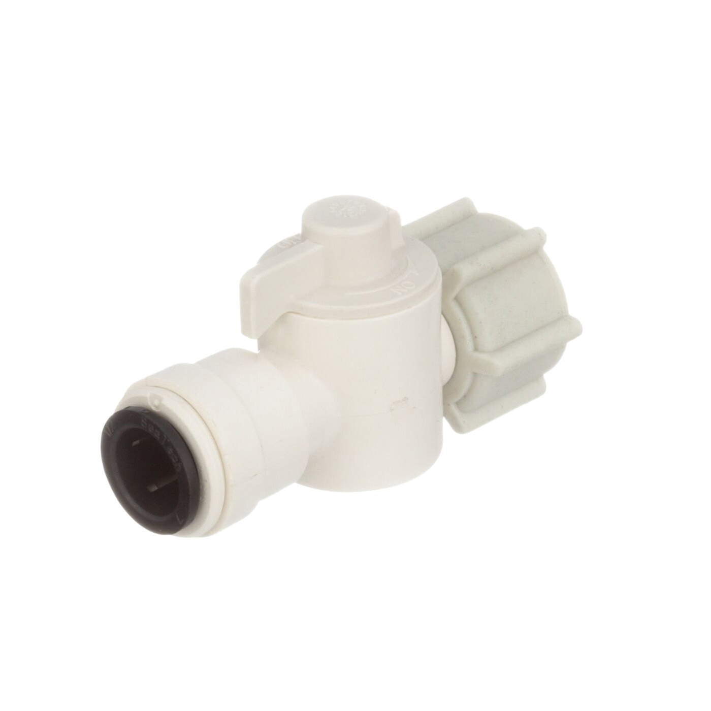 3552-0806/P-672 In-Line Valve, 1/2 x 1/4 in Connection, NPS x CTS, 250 psi Pressure, Thermoplastic Body