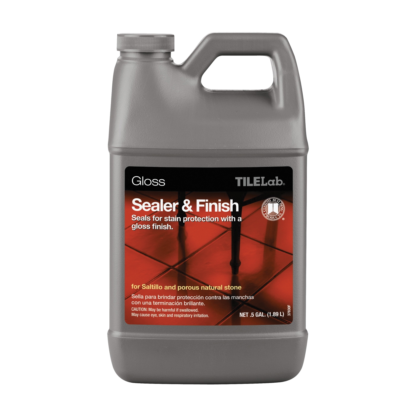 TileLab TLGLSSHG Sealer and Finish, Liquid, Clear, 0.5 gal, Bottle