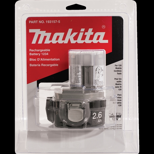 Makita 193157-5 Rechargeable Battery Pack, 12 V Battery, 2.6 Ah - 4