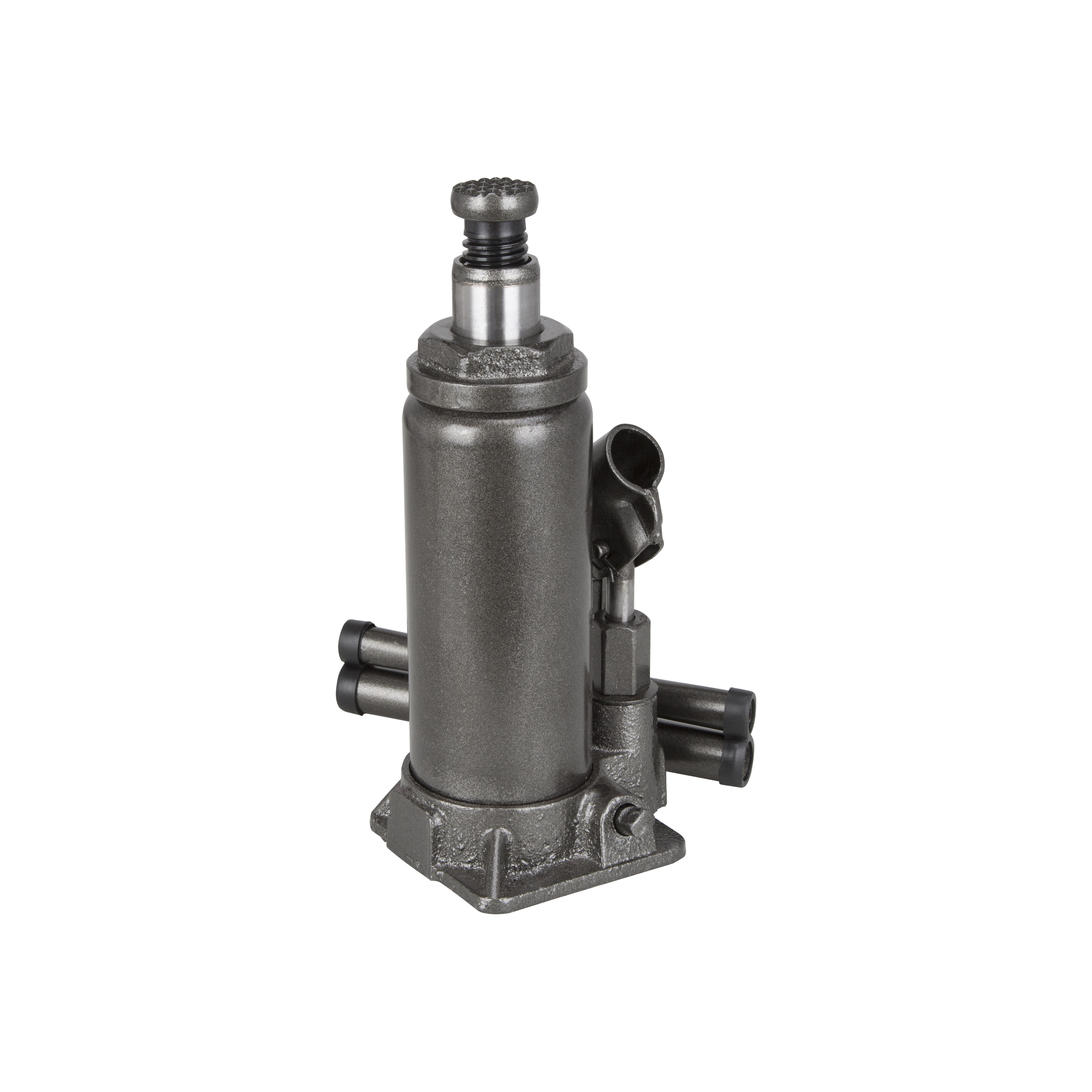 T010706 Hydraulic Bottle Jack, 6 ton, 8-1/2 to 16-1/4 in Lift, Steel, Gray