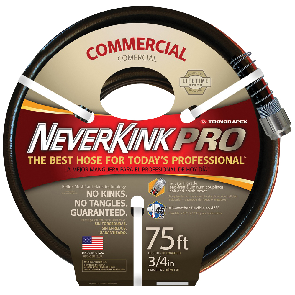 Neverkink 9845-75/9884 Garden Hose, 75 ft L