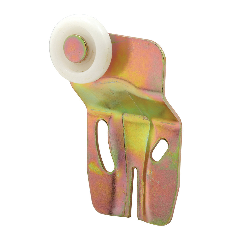 N 6505 Roller Assembly, 7/8 in Dia Roller, 1/4 in W Roller, Steel, Brown, 1-Roller, 60 lb, Side Mounting