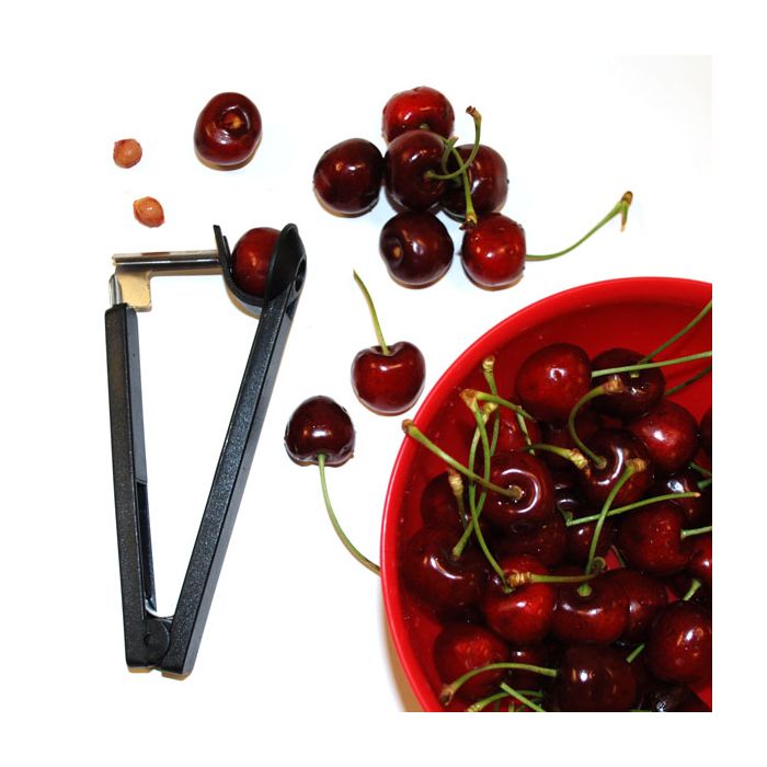 Norpro 5116 Cherry and Olive Pitter, 6-1/4 in L, 1-3/4 in W, 1-1/2 in H, Aluminum - 2
