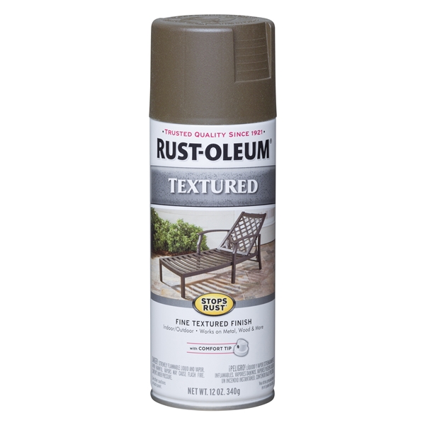 Stops Rust 7226830 Textured Rust Spray Paint, Textured, Bronze, 12 oz, Can