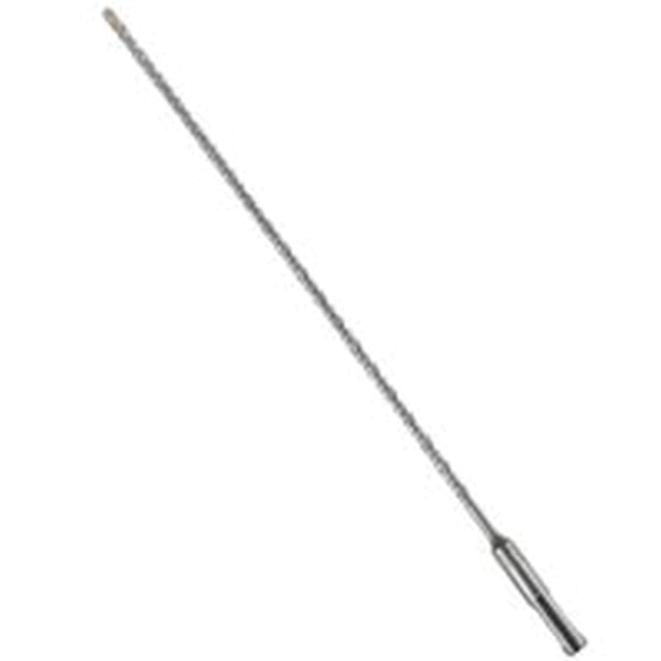 Bulldog HC2044 Hammer Drill Bit, 1/4 in Dia, 12 in OAL, Optimized Flute, 4-Flute, 25/64 in Dia Shank