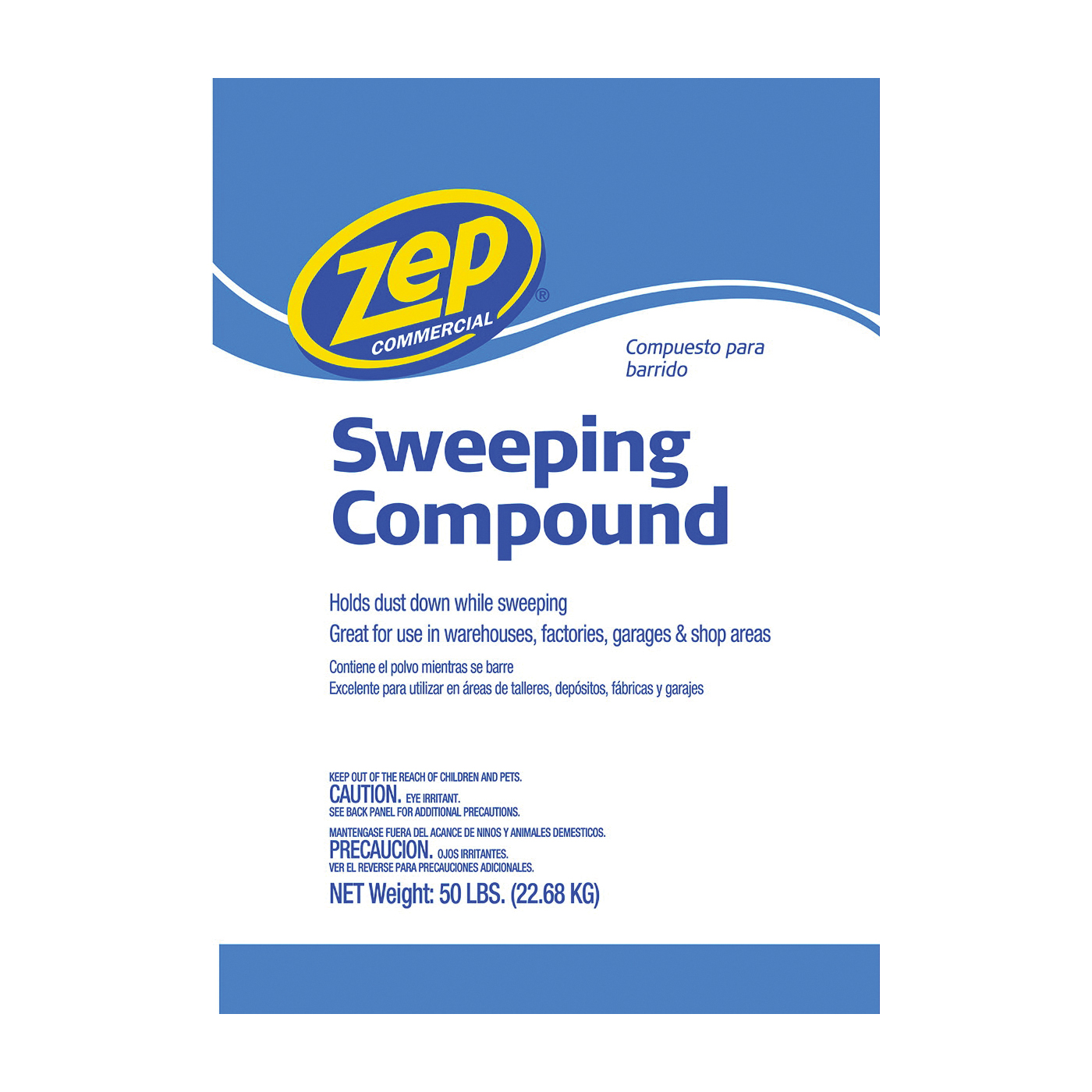 MNSWEEP50 Sweeping Compound, 50 lb Bag, Pink, Solid, Unscented, Pink