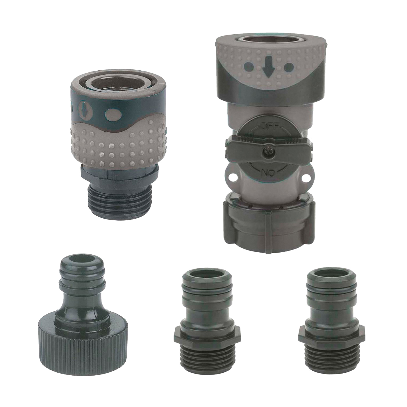 829404-1002 Quick-Connector Set, Threaded, Polymer