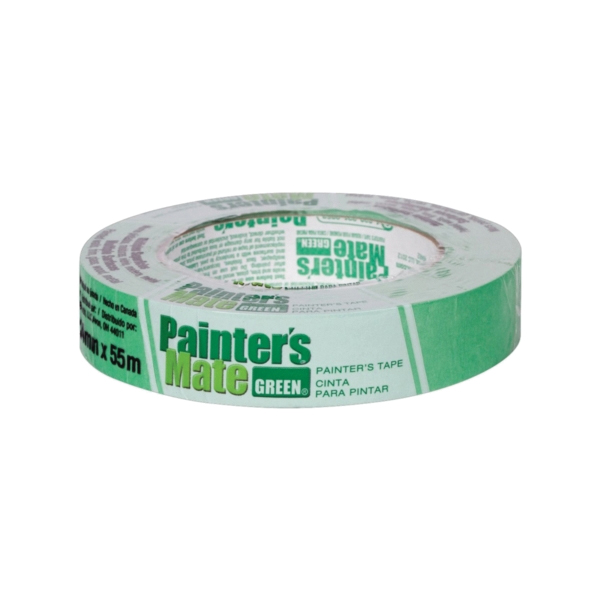 671372 Painter's Tape, 60 yd L, 0.94 in W, Rubber Backing, Green