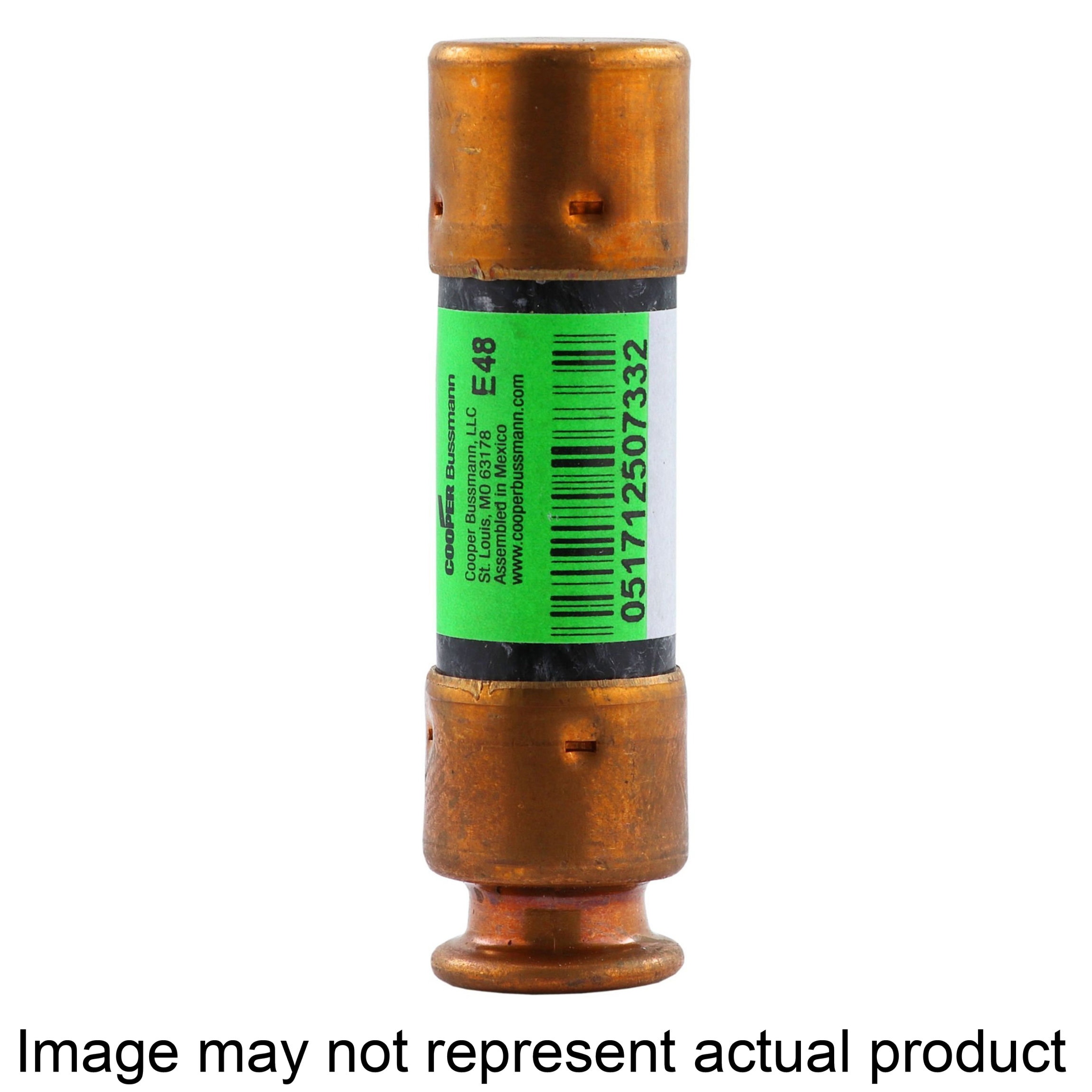 FRN-R Series FRN-R-25 Fuse, 25 A, 250 VAC, 125 VDC, 20, 200 kA Interrupt, Fiberglass Body, RK5