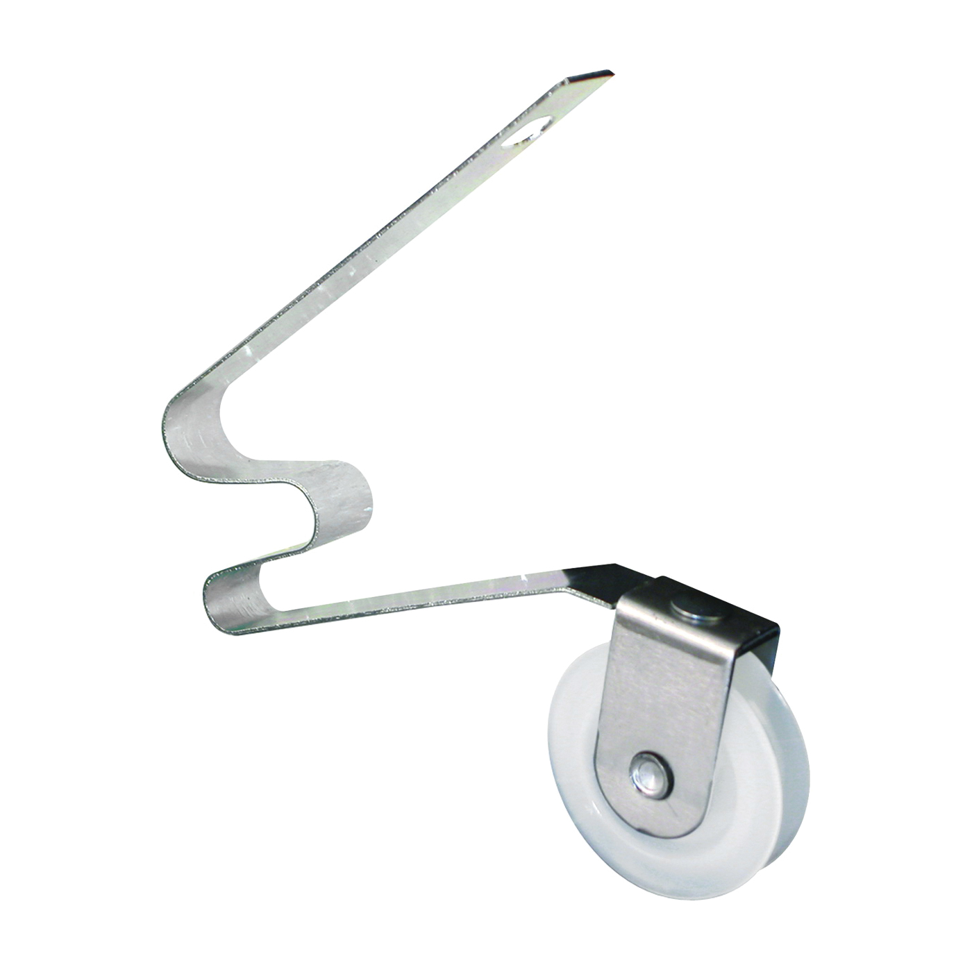 B 512 Roller Assembly, 1 in Dia Roller, 1/4 in W Roller, Steel, Gray, 2-Roller