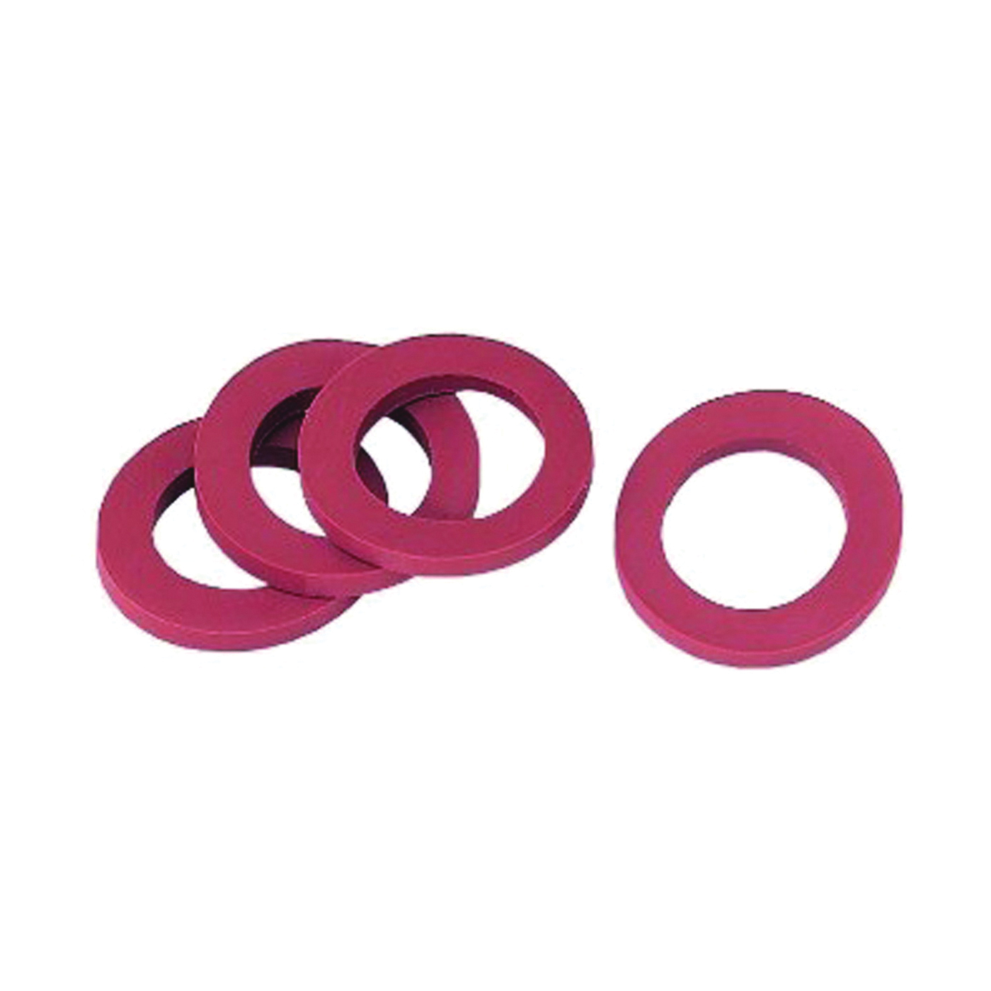 01RW Hose Washer, 3/4 in ID, Rubber, Red