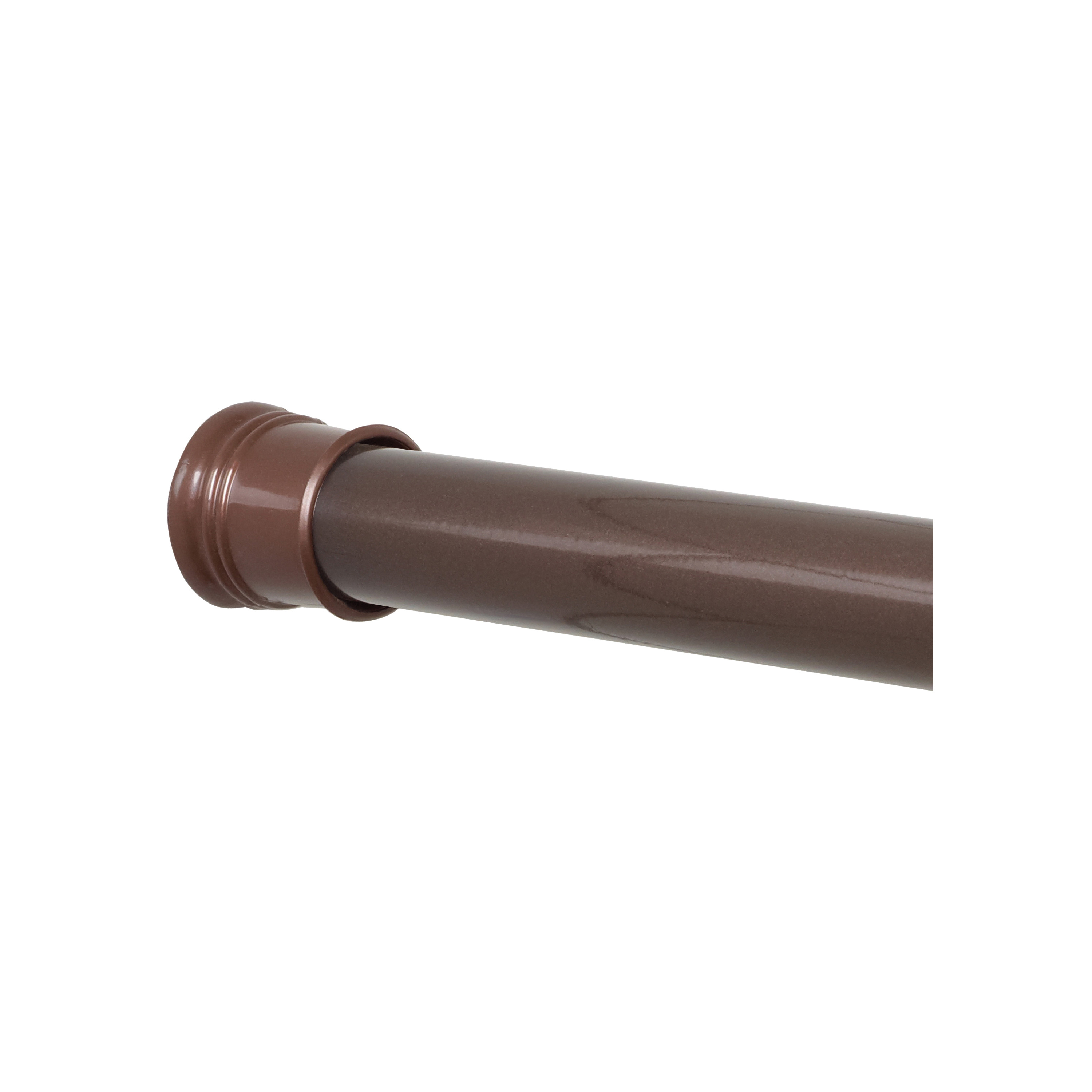 506RB/505RB Adjustable Shower Curtain Rod, 42 to 72 in L Adjustable, 1 in Dia Rod, Plastic/Steel